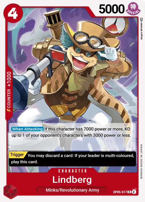 Lindbergh (OP05-017) One Piece card
