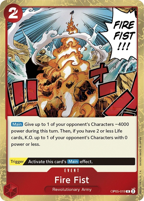 Fire Fist (OP05-019) One Piece card