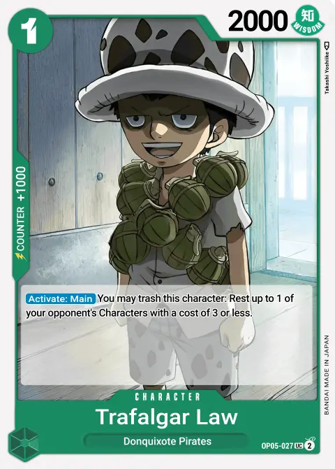 Trafalgar Law (OP05-027) One Piece card