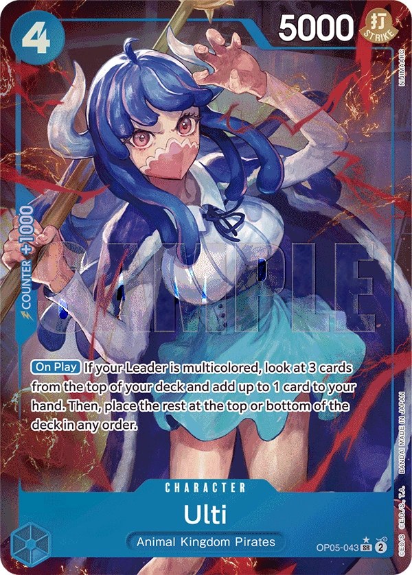 Ulti (OP05-043_p3) Alt Art One Piece card