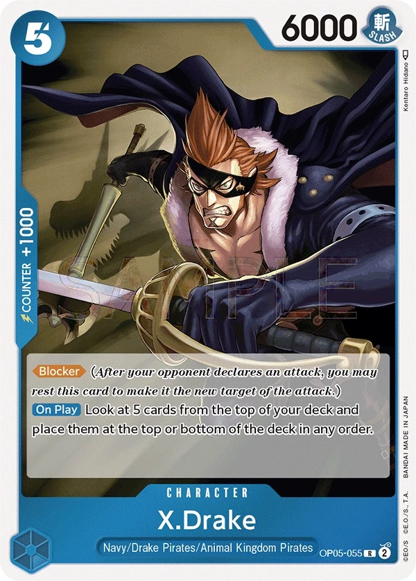 X.Drake (OP05-055) One Piece card
