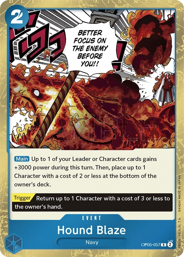 Hound Blaze (OP05-057) One Piece card