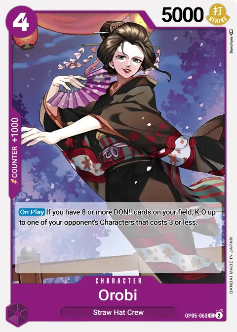 O-Robi (OP05-063) One Piece card