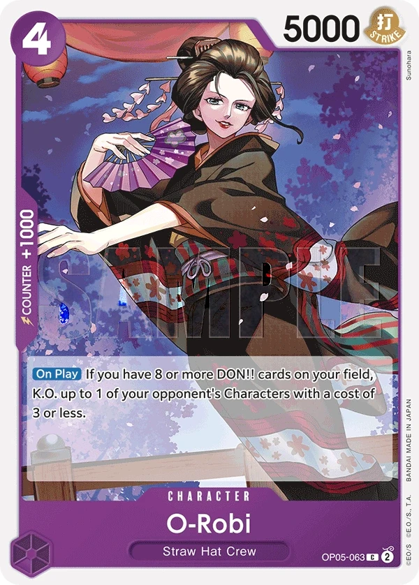 O-Robi (OP05-063_r1) Reprint One Piece card