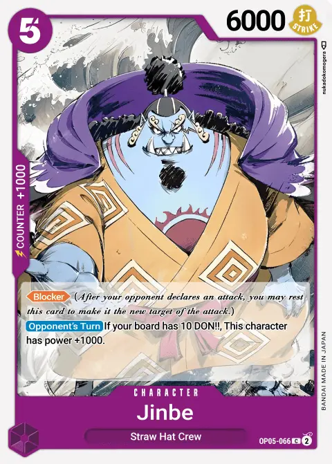 Jinbe (OP05-066) One Piece card
