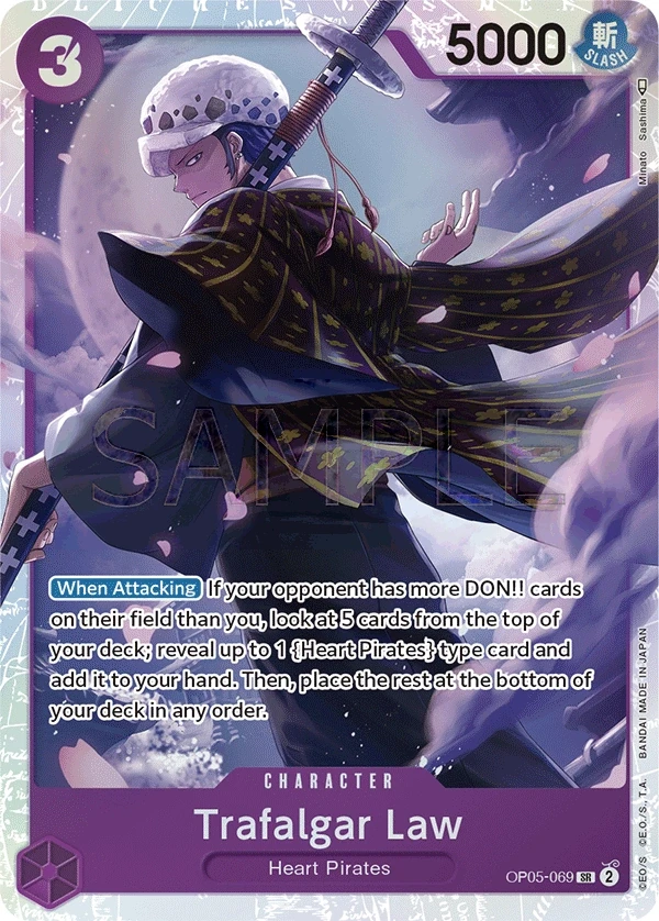 Trafalgar Law (OP05-069) One Piece card