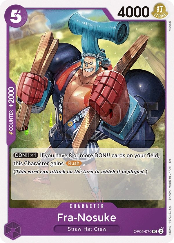 Fra-Nosuke (OP05-070_r2) Reprint One Piece card