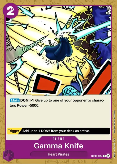 Gamma Knife (OP05-077) One Piece card
