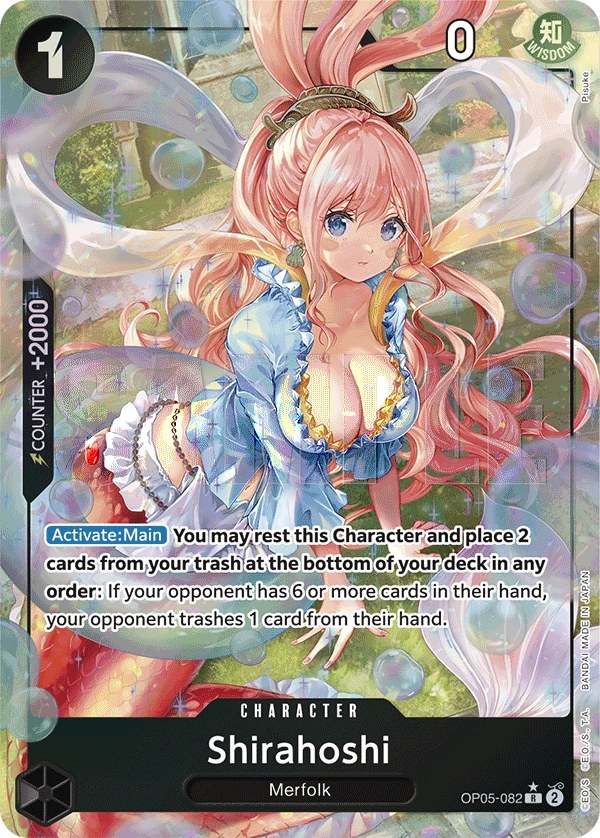 Shirahoshi (OP05-082_p4) Alt Art One Piece card