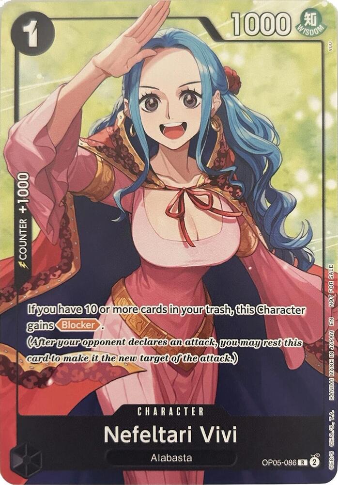 Nefeltari Vivi (OP05-086_p1) Alt Art One Piece card