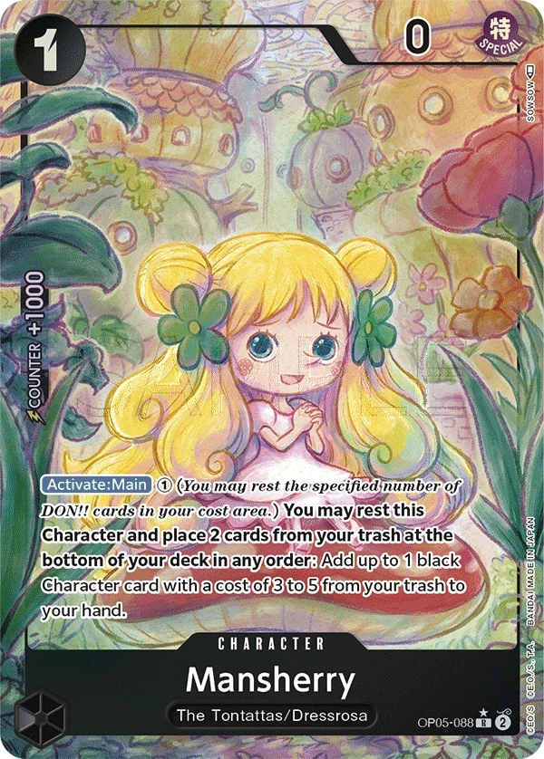 Mansherry (OP05-088_p1) Alt Art One Piece card
