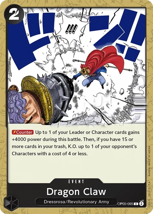Dragon Claw (OP05-095) One Piece card