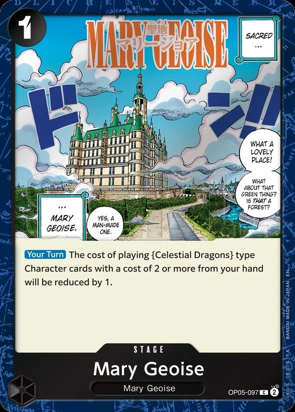 Mary Geoise (OP05-097_p1) Alt Art One Piece card