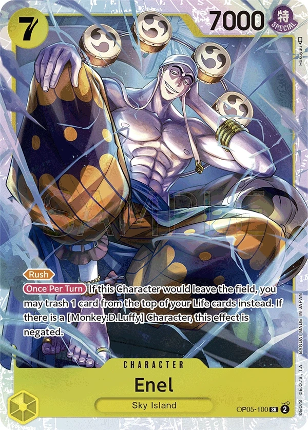 Enel (OP05-100) One Piece card