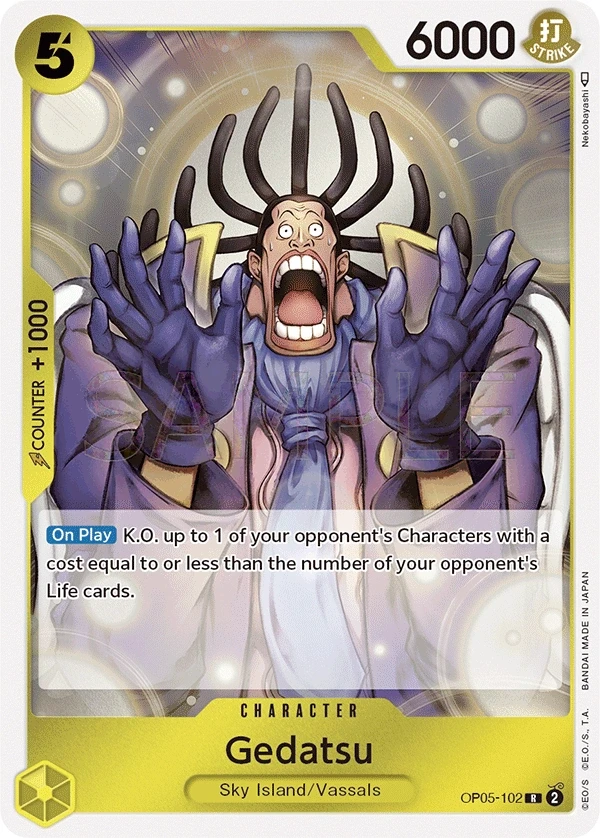 Gedatsu (OP05-102) One Piece card