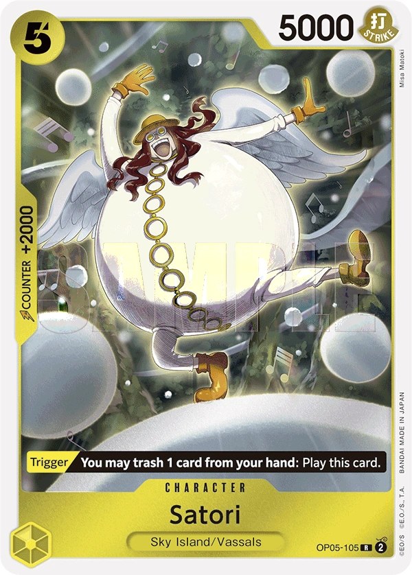 Satori (OP05-105_r1) Reprint One Piece card