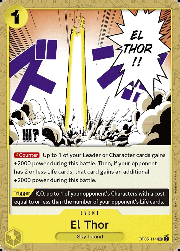 El Thor (OP05-114) One Piece card