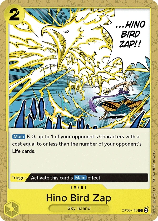 Hino Bird Zap (OP05-116) One Piece card
