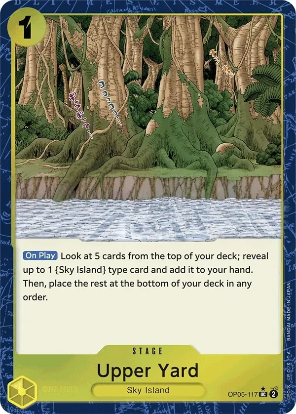 Upper Yard (OP05-117_p3) Alt Art One Piece card