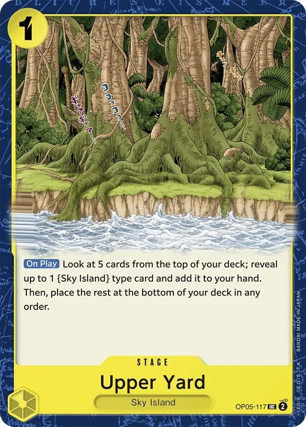 Upper Yard (OP05-117_r1) Reprint One Piece card