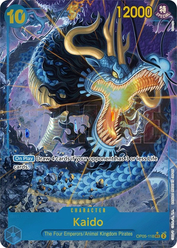 Kaido (OP05-118_p3) Alt Art One Piece card