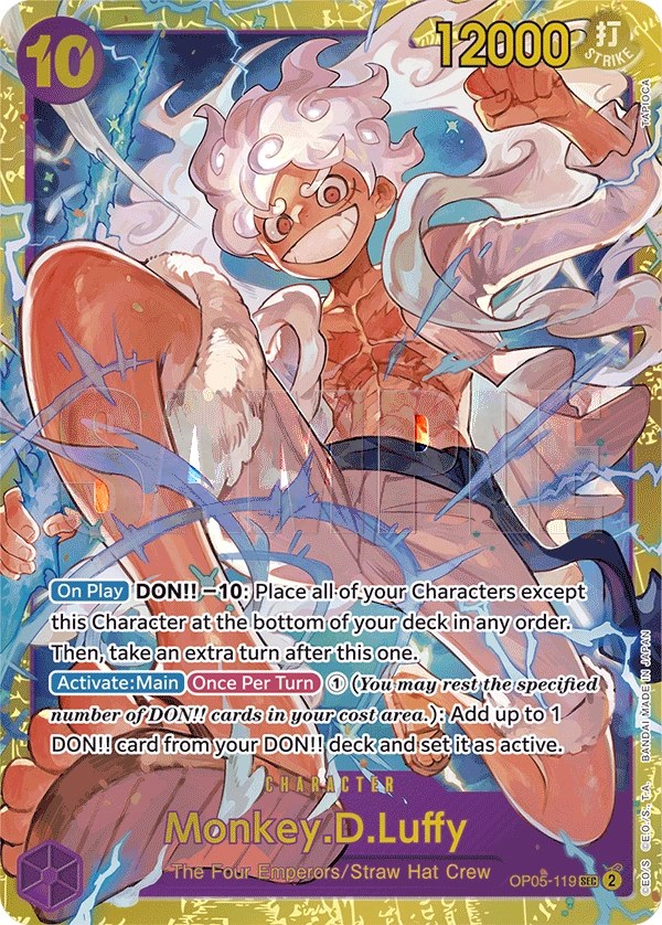 Monkey.D.Luffy (OP05-119_r1) Reprint One Piece card