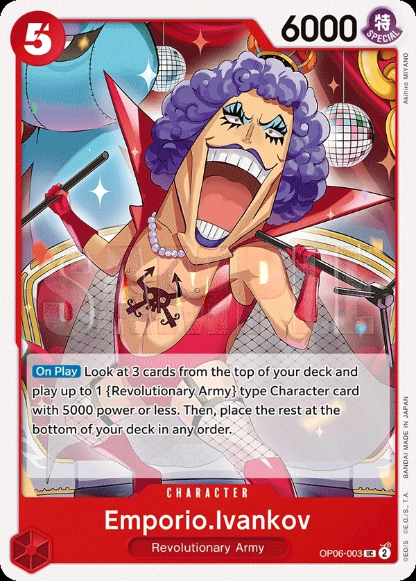 Emporio.Ivankov (OP06-003) One Piece card