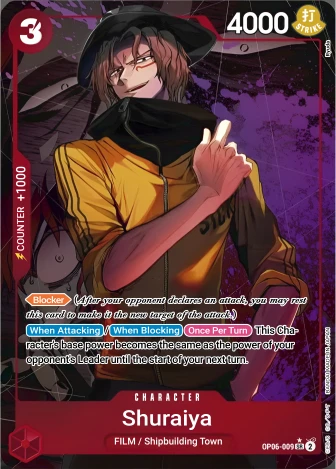 Shuraiya (OP06-009) One Piece card