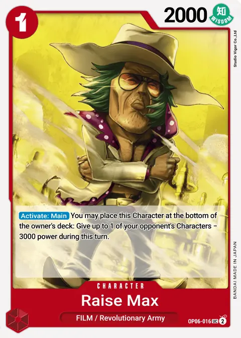 Raise Max (OP06-016) One Piece card