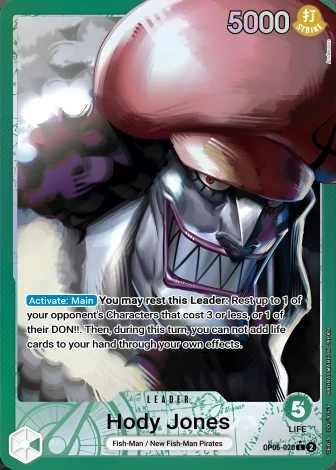 Hody Jones (OP06-020) One Piece card