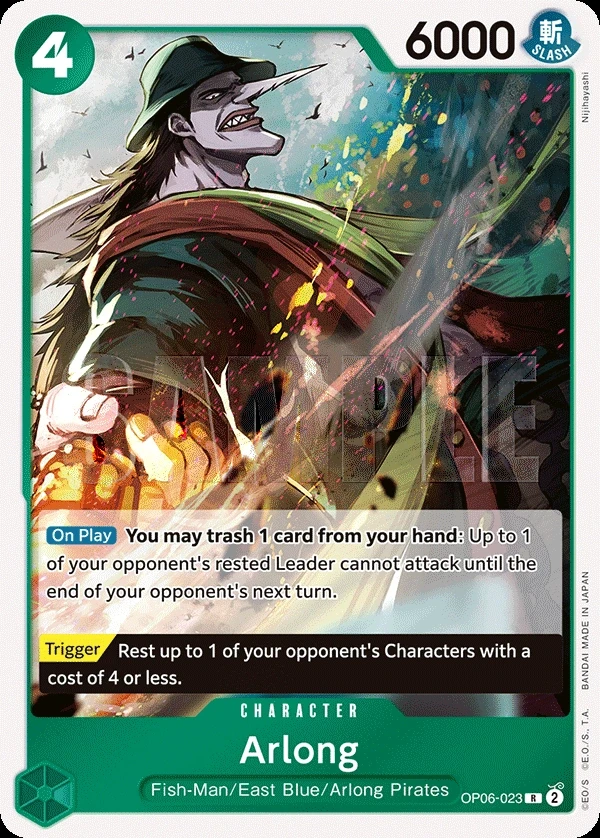 Arlong (OP06-023) One Piece card