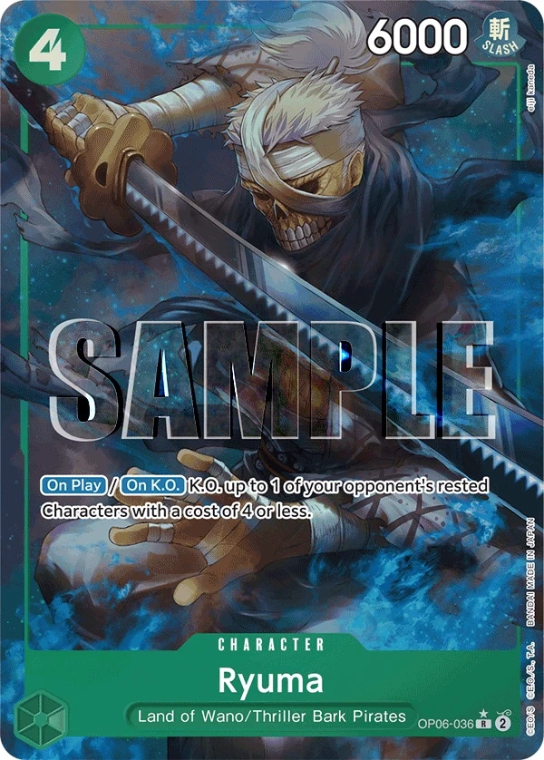Ryuma (OP06-036_p3) Alt Art One Piece card