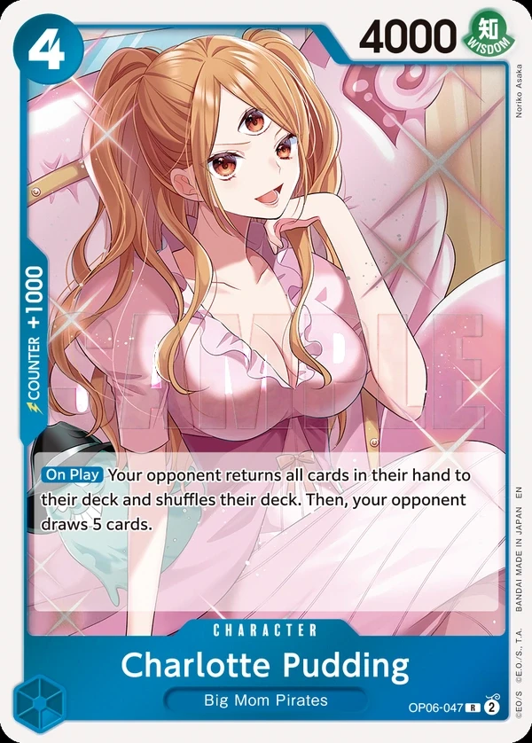 Charlotte Pudding (OP06-047_r1) Reprint One Piece card