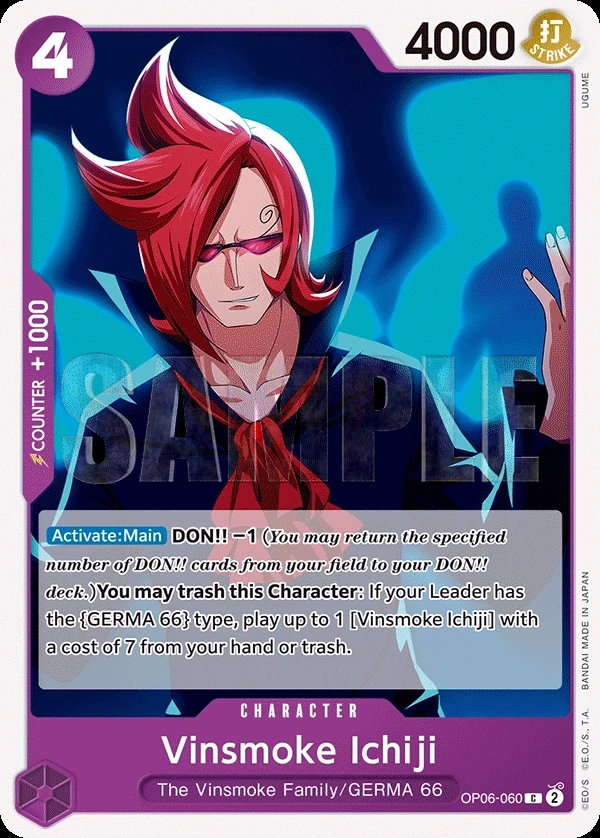 Vinsmoke Ichiji (OP06-060) One Piece card