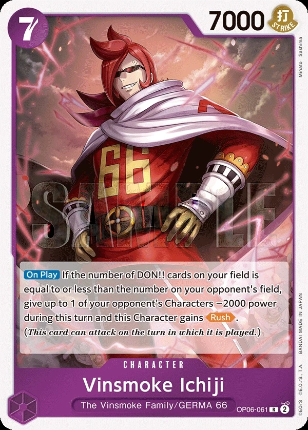 Vinsmoke Ichiji (OP06-061) One Piece card
