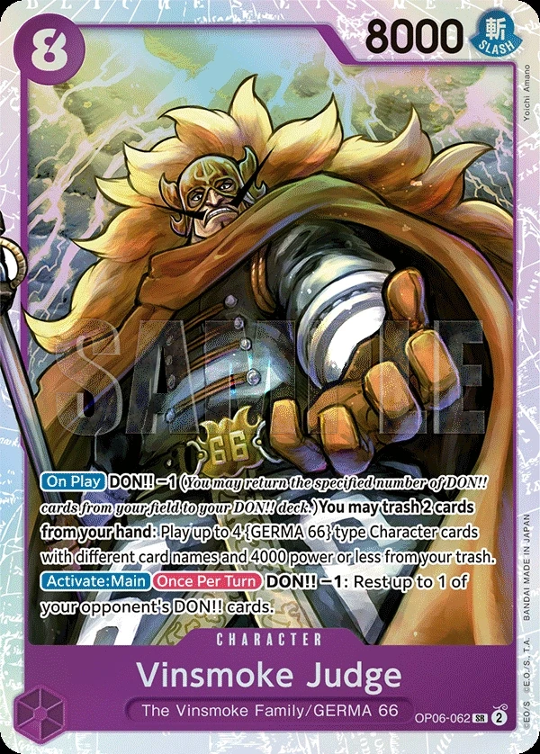 Vinsmoke Judge (OP06-062) One Piece card