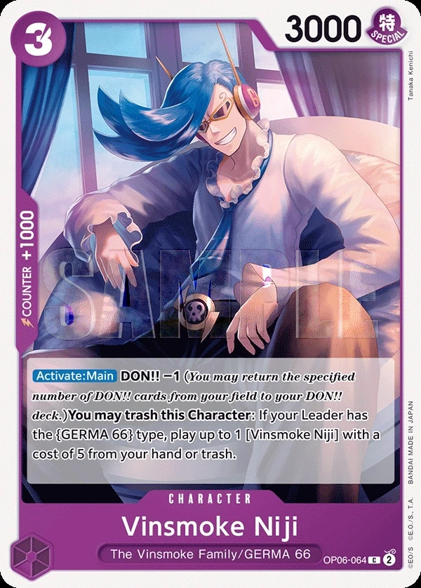 Vinsmoke Niji (OP06-064) One Piece card