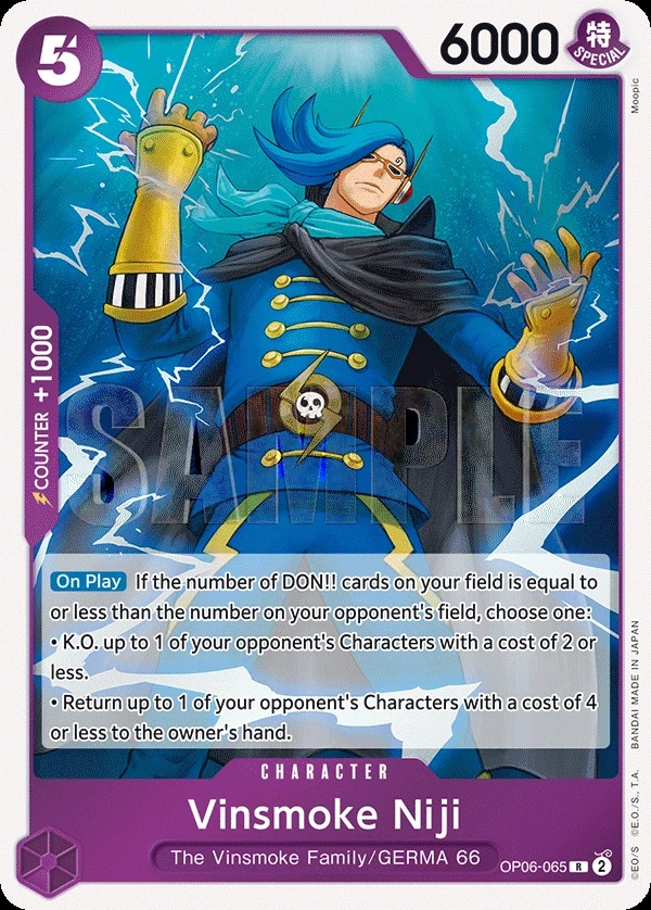 Vinsmoke Niji (OP06-065) One Piece card