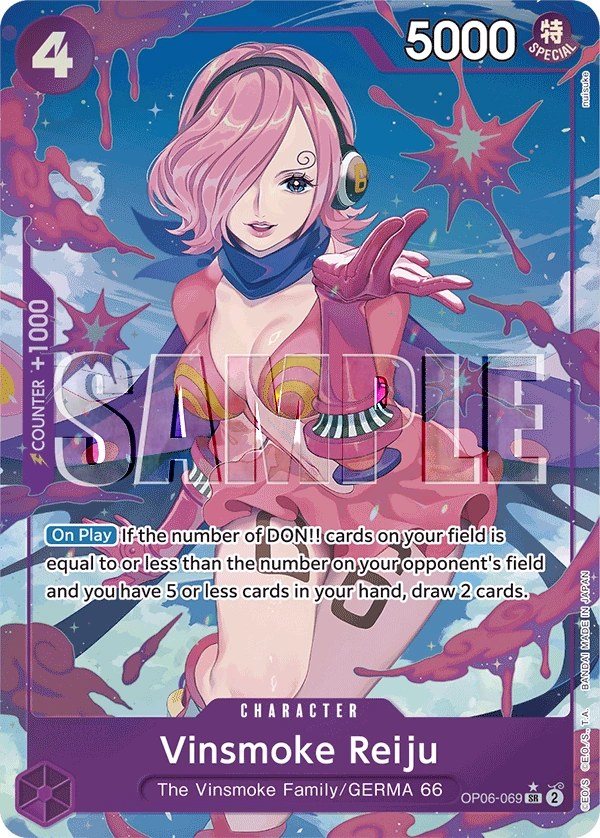 Vinsmoke Reiju (OP06-069_p4) Alt Art One Piece card