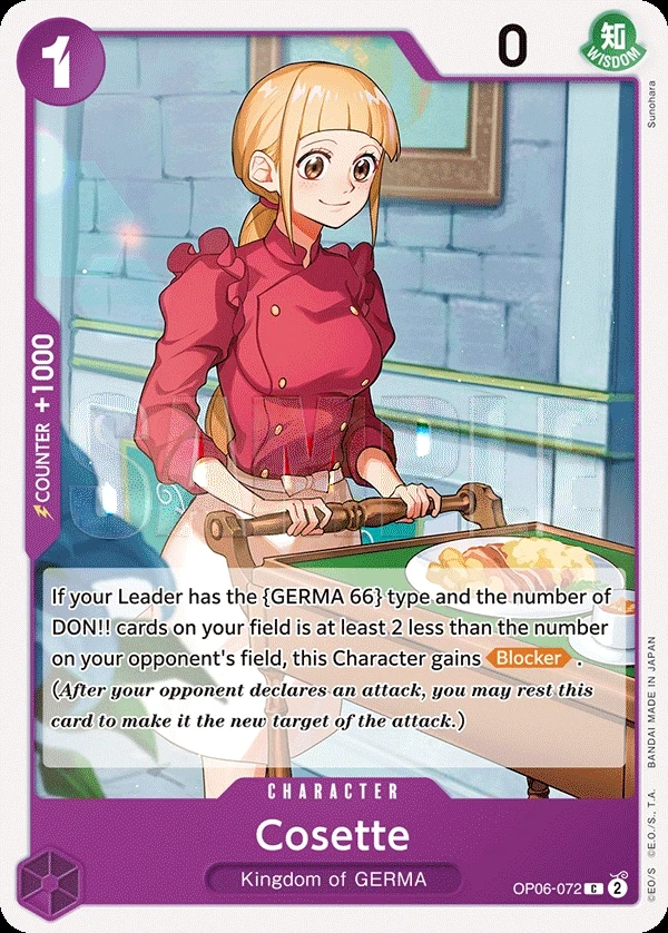 Cosette (OP06-072) One Piece card