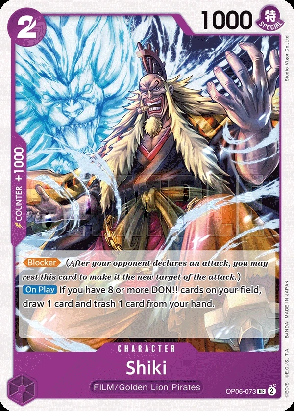 Shiki (OP06-073) One Piece card