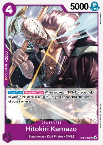 Hitokiri Kamazo (OP06-076) One Piece card