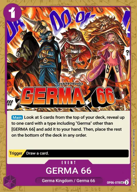GERMA 66 (OP06-078) One Piece card