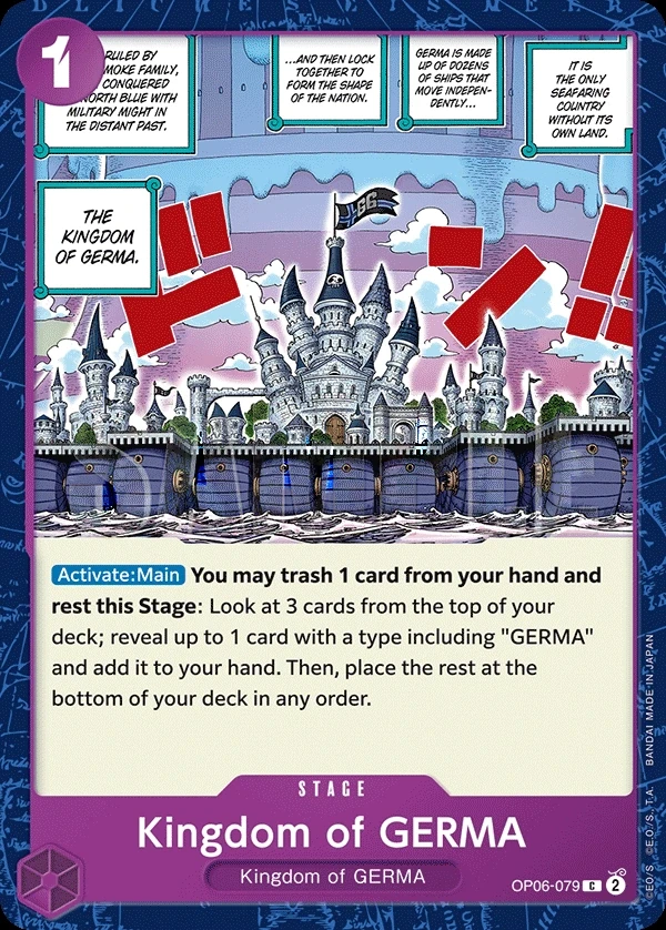 Kingdom of GERMA (OP06-079) One Piece card