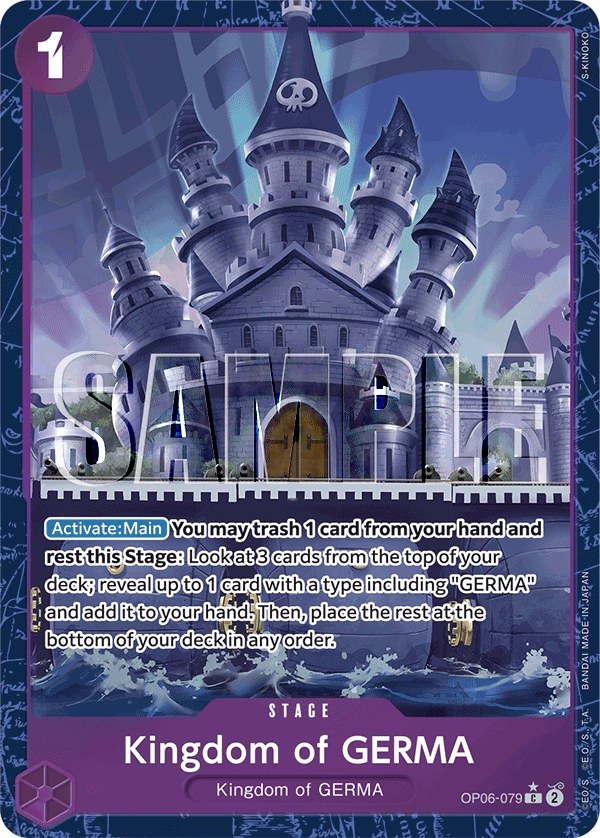 Kingdom of GERMA (OP06-079_p4) Alt Art One Piece card