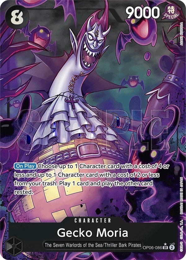 Gecko Moria (OP06-086_p3) Alt Art One Piece card