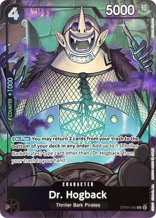Dr. Hogback (OP06-090_p1) Alt Art One Piece card