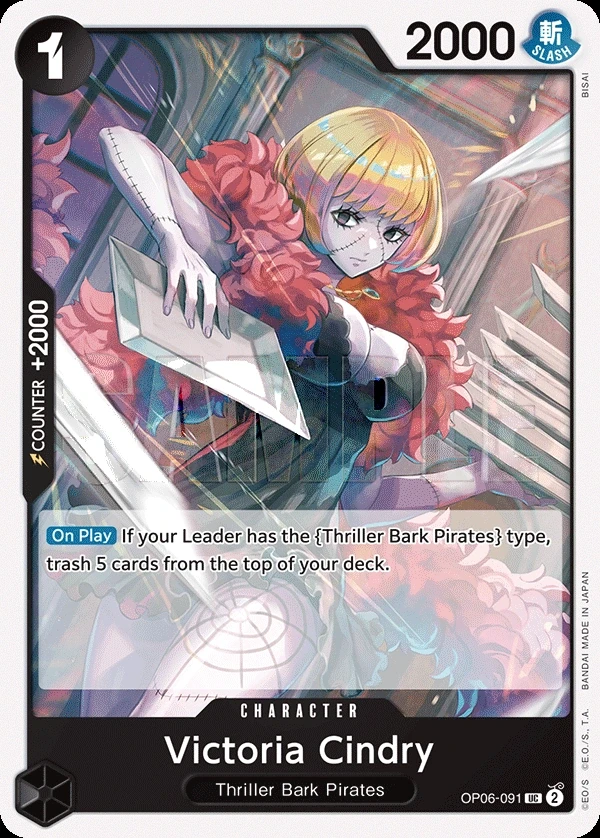 Victoria Cindry (OP06-091) One Piece card