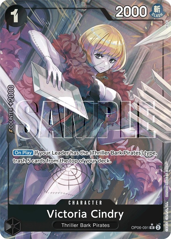Victoria Cindry (OP06-091_p3) Alt Art One Piece card