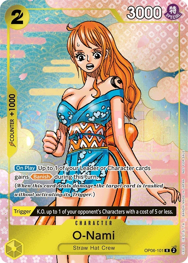 O-Nami (OP06-101_p3) Alt Art One Piece card